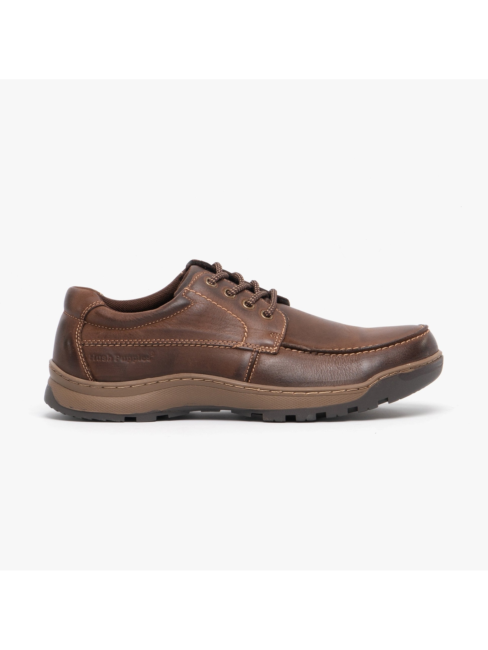 Hush Puppies Men's   Brown Tucker Shoes in Size 11, BrandAlley