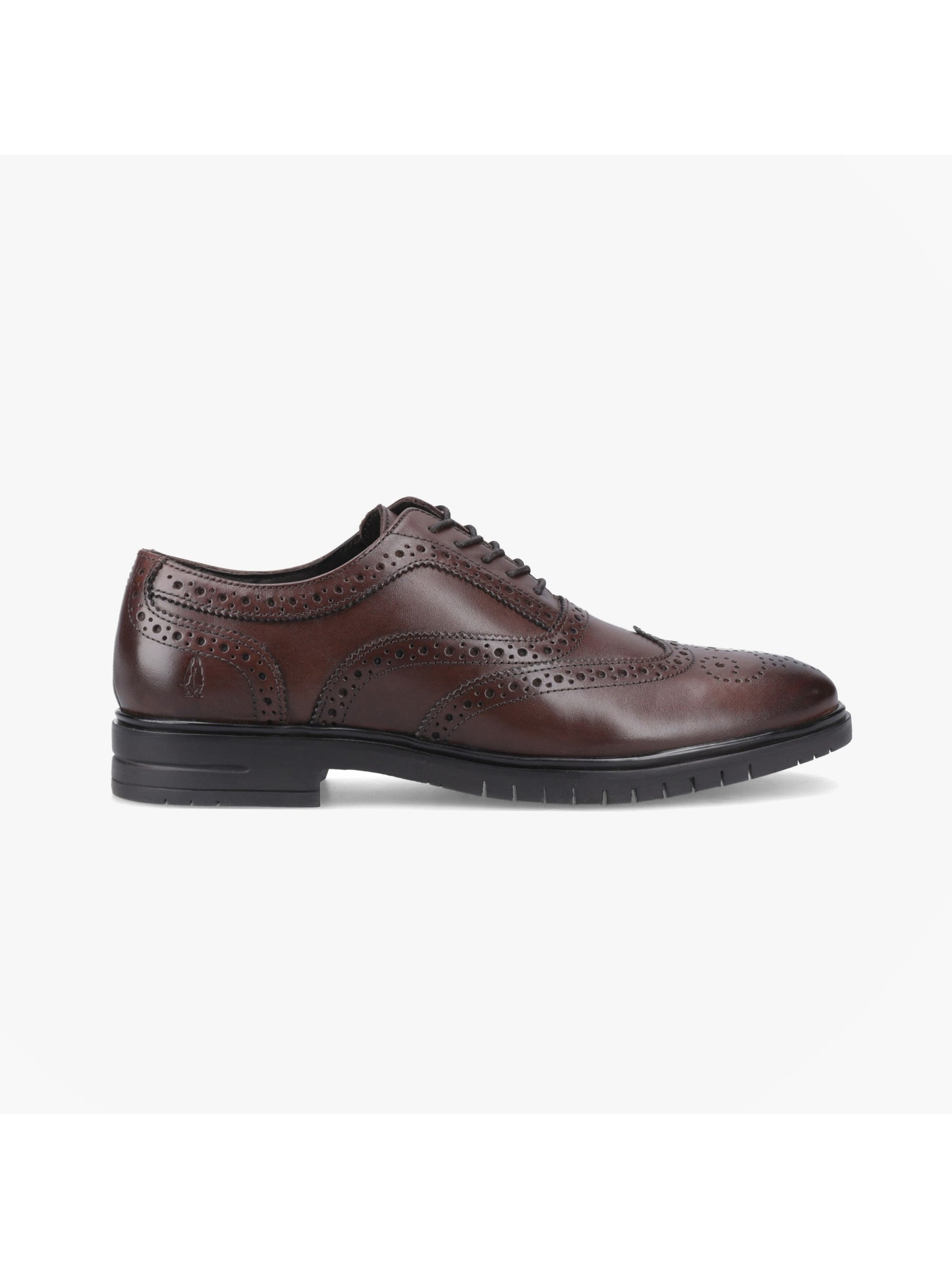 Hush Puppies Men's  Brown Santiago Low Top Derby Shoes in Size 6, BrandAlley
