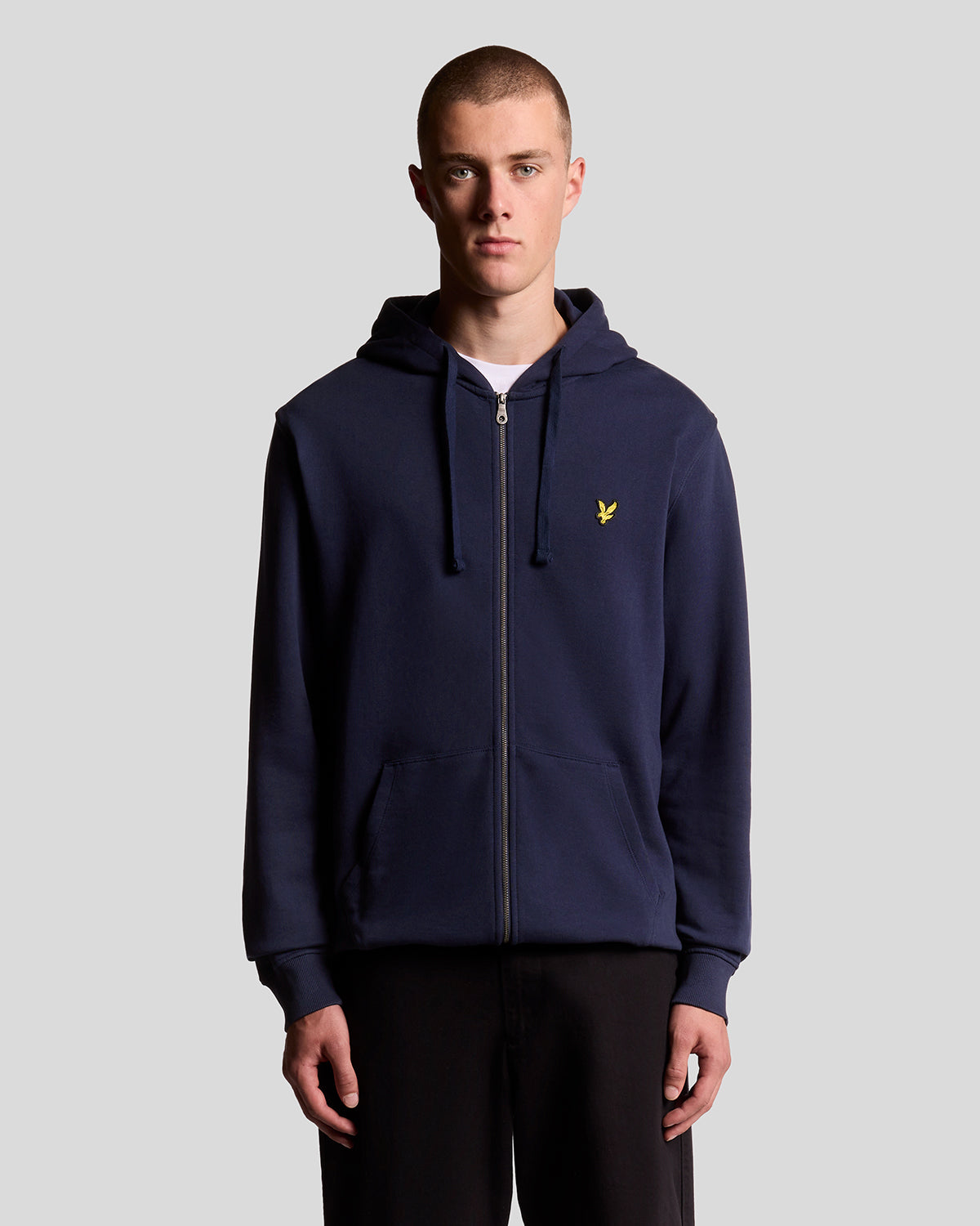 Lyle & Scott Men's  Loopback Cotton Full Zip Hoodie in Size XS, BrandAlley