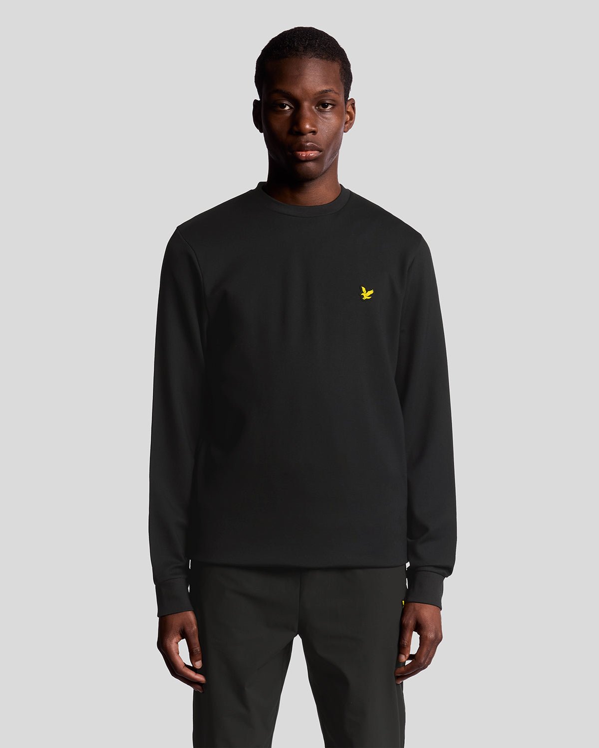 Lyle & Scott Men's   Black Sports Lightweight Sweatshirt in Size L, BrandAlley