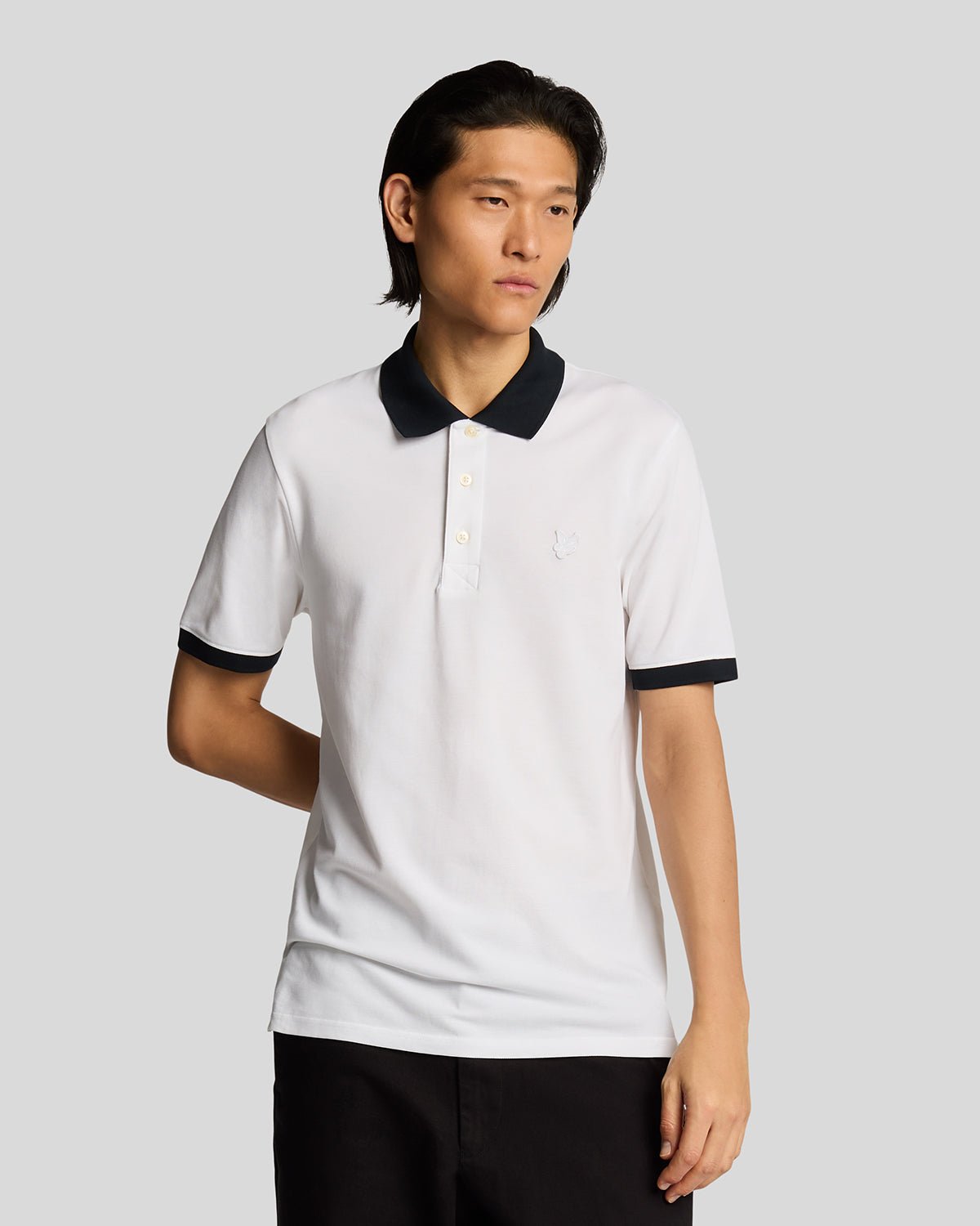 Lyle & Scott Men's  Superfine Cotton Contrast Polo Shirt in Size XL, BrandAlley