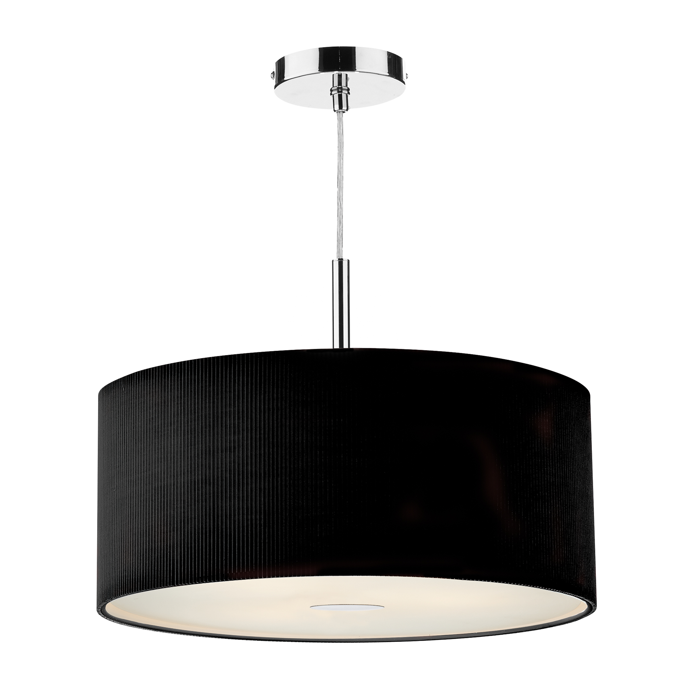 The Lighting Studio    Black Zaragoza 3 Light Pendant 60Cm in Size 3, BrandAlley