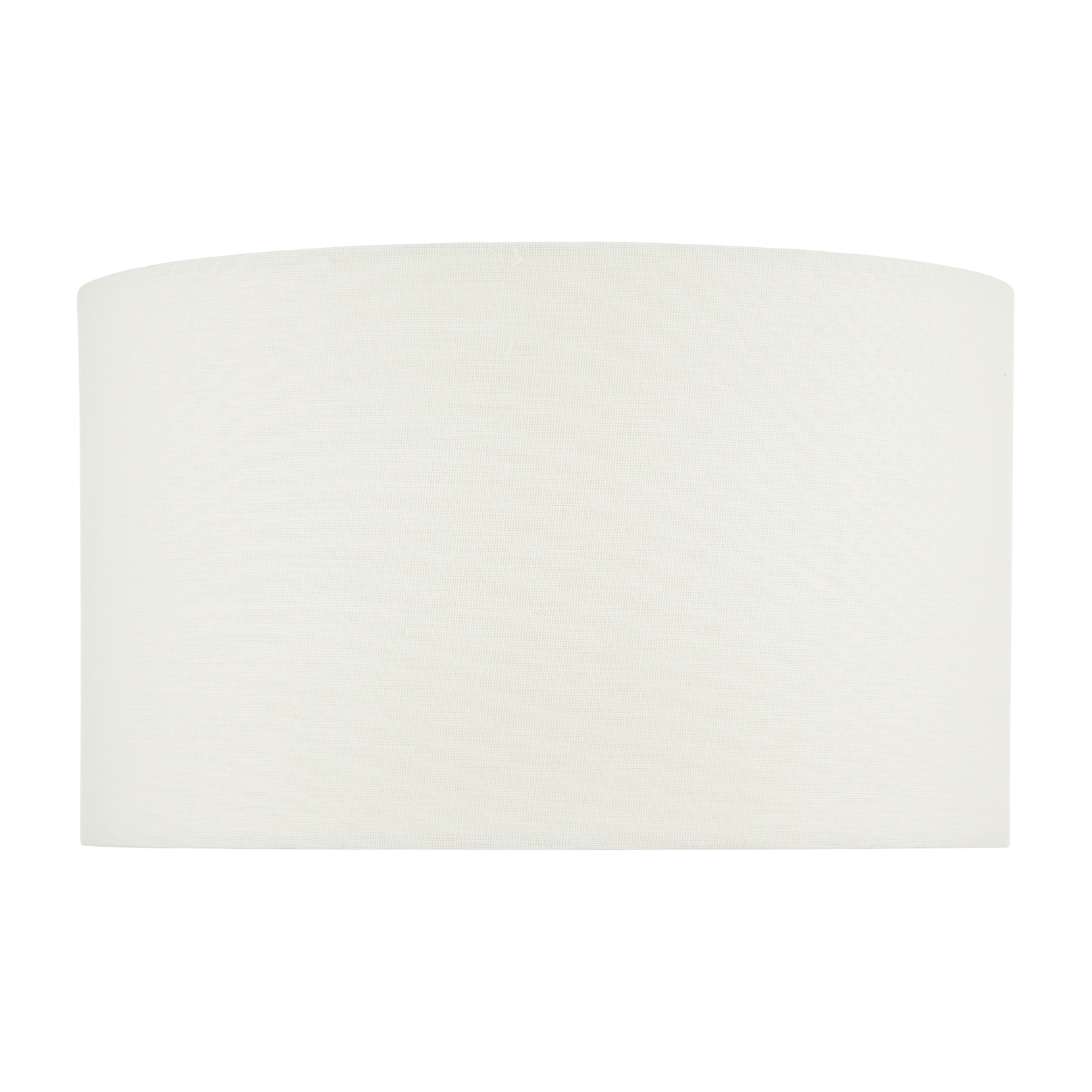 The Lighting Studio   Esarosa White Linen Drum Shade 37cm in Size 37cm, BrandAlley