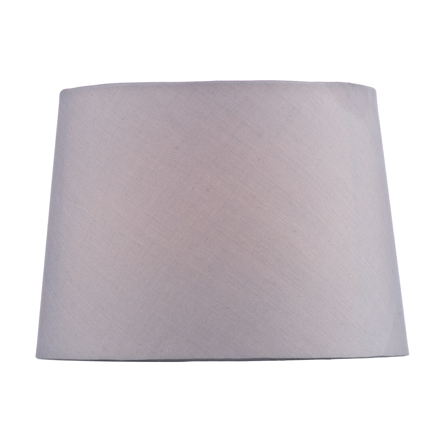 The Lighting Studio   Wickford Grey Cotton Tapered Drum Shade 26cm in Size 26cm, BrandAlley