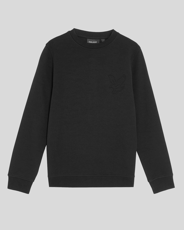 Lyle & Scott Boys  Embossed Eagle Crew Neck Sweatshirt in Size 12/13 Years, BrandAlley