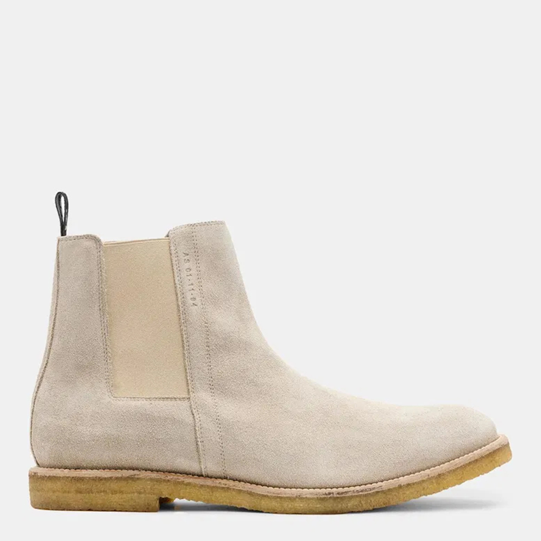 All Saints Men's   Grey Sand Rhett Suede Boots in Size 12, BrandAlley
