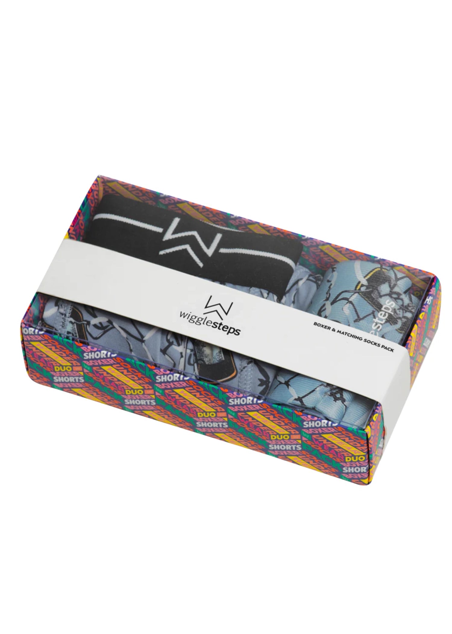 JEMSOX Men's    Whiskey Themed Boxer And Socks Gift Pack in Size Small, BrandAlley