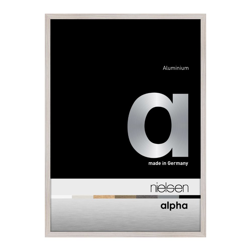 Nielsen Design   Alpha Aluminium Picture Frame White Oak in Size 40x50cm, BrandAlley