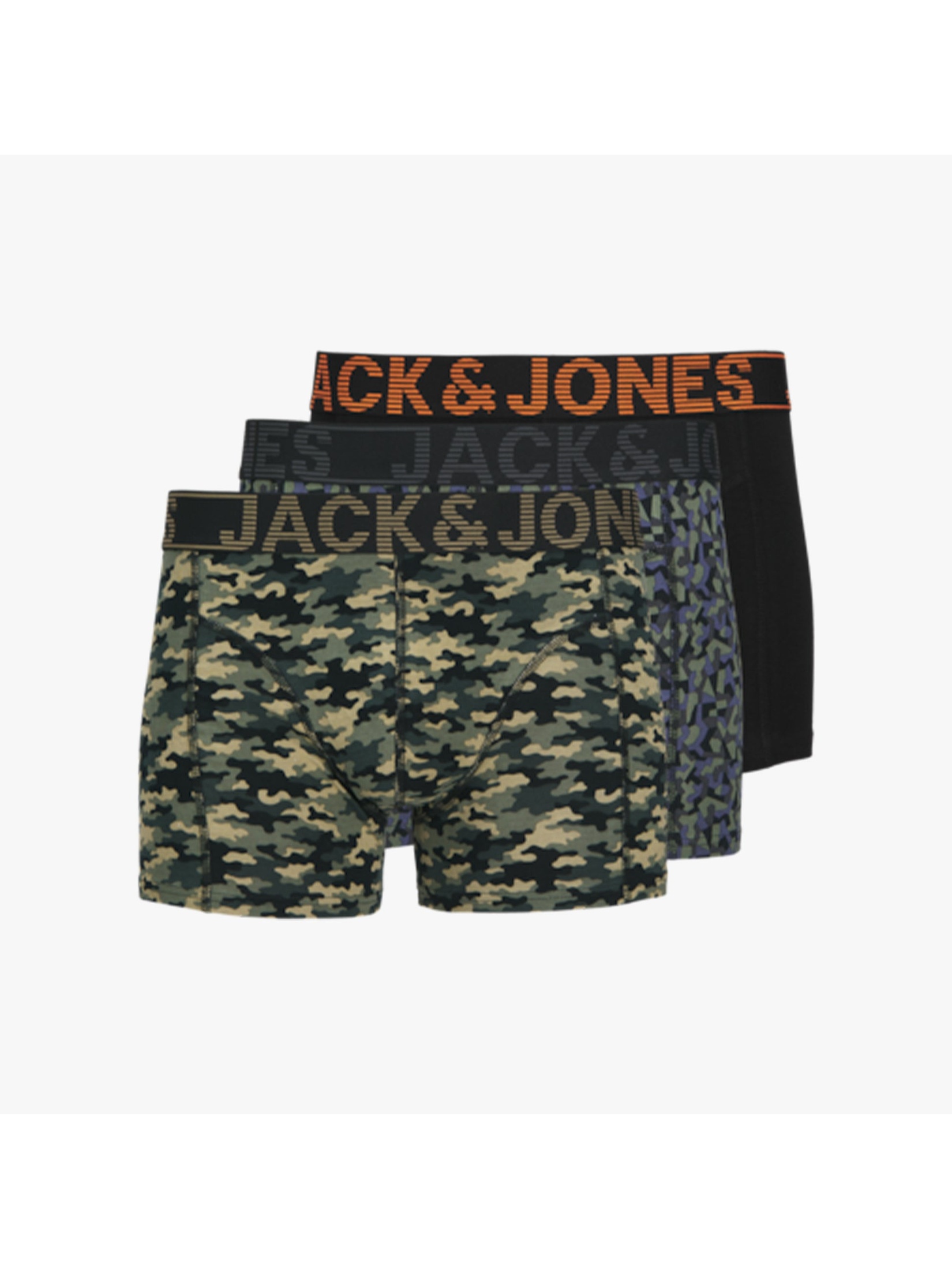 Jack & Jones Men's   Black Danny Trunks in Size L, BrandAlley