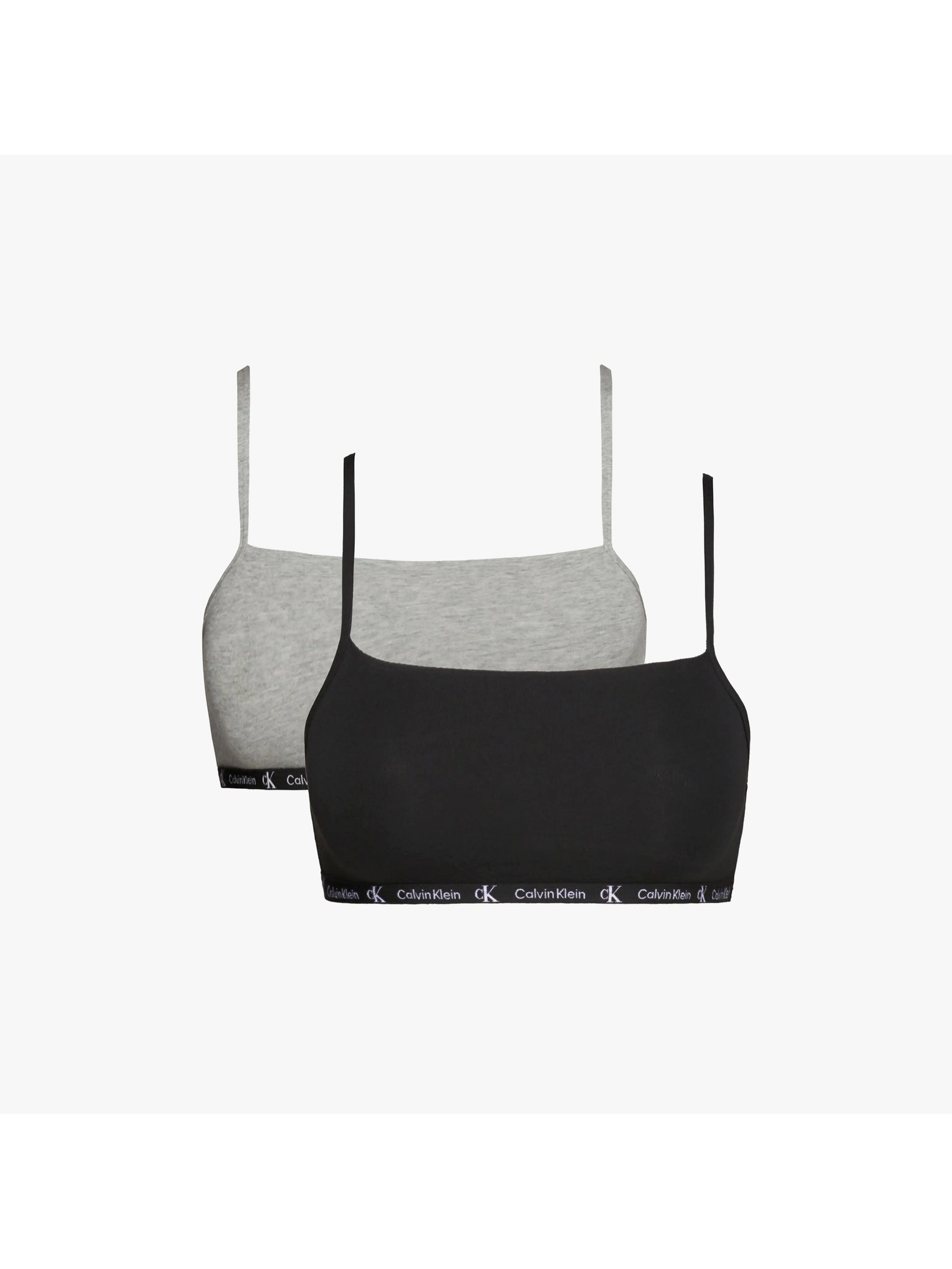 Calvin Klein Women's   Coloured 1996 Cotton 2 Pack Bralette in Size S, BrandAlley