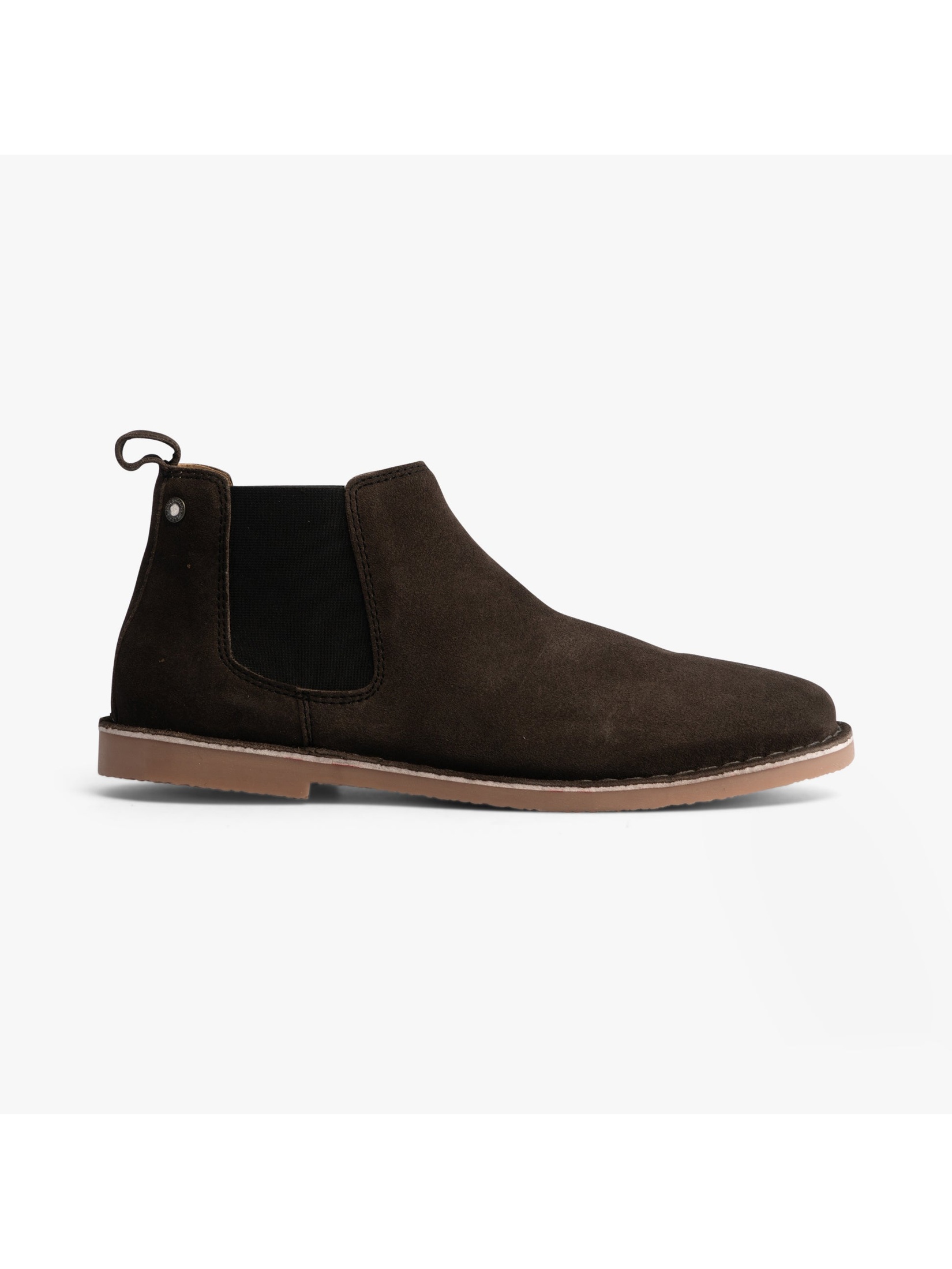 Jack & Jones Men's  Black Bravo Suede Ankle Chelsea Boots in Size 10, BrandAlley