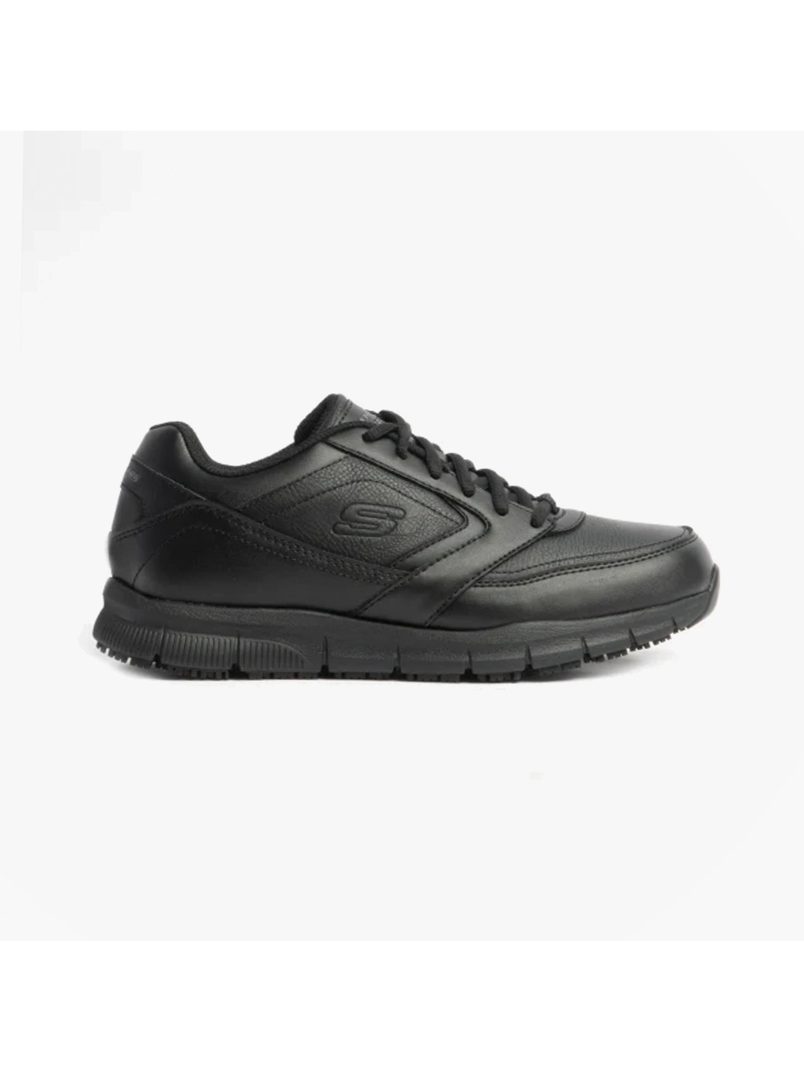 Skechers Women's  Black 77235ec Nampa - Wyola Sr Low Top Trainers in Size 2.5, BrandAlley