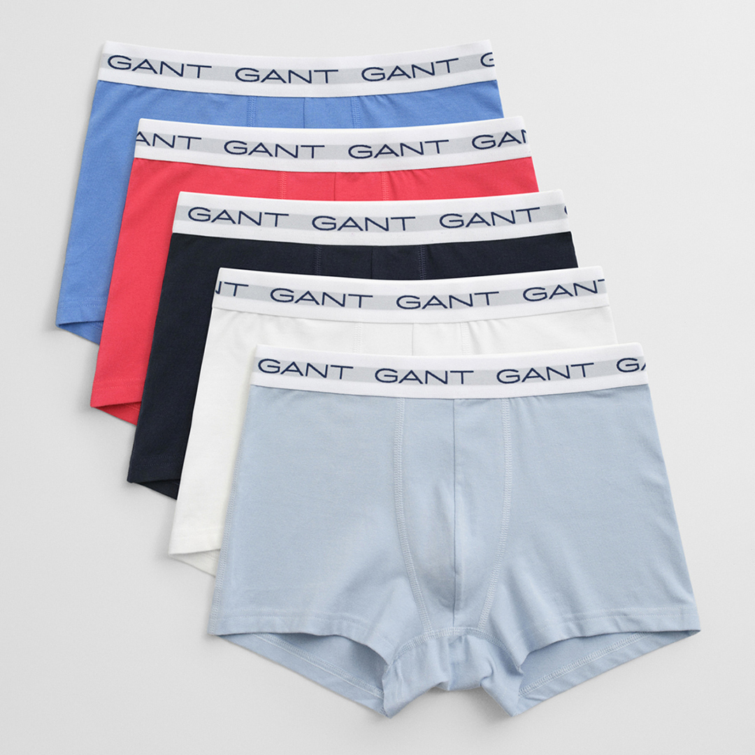 Gant Men's   5 Pack Trunks in Size XXXL, BrandAlley