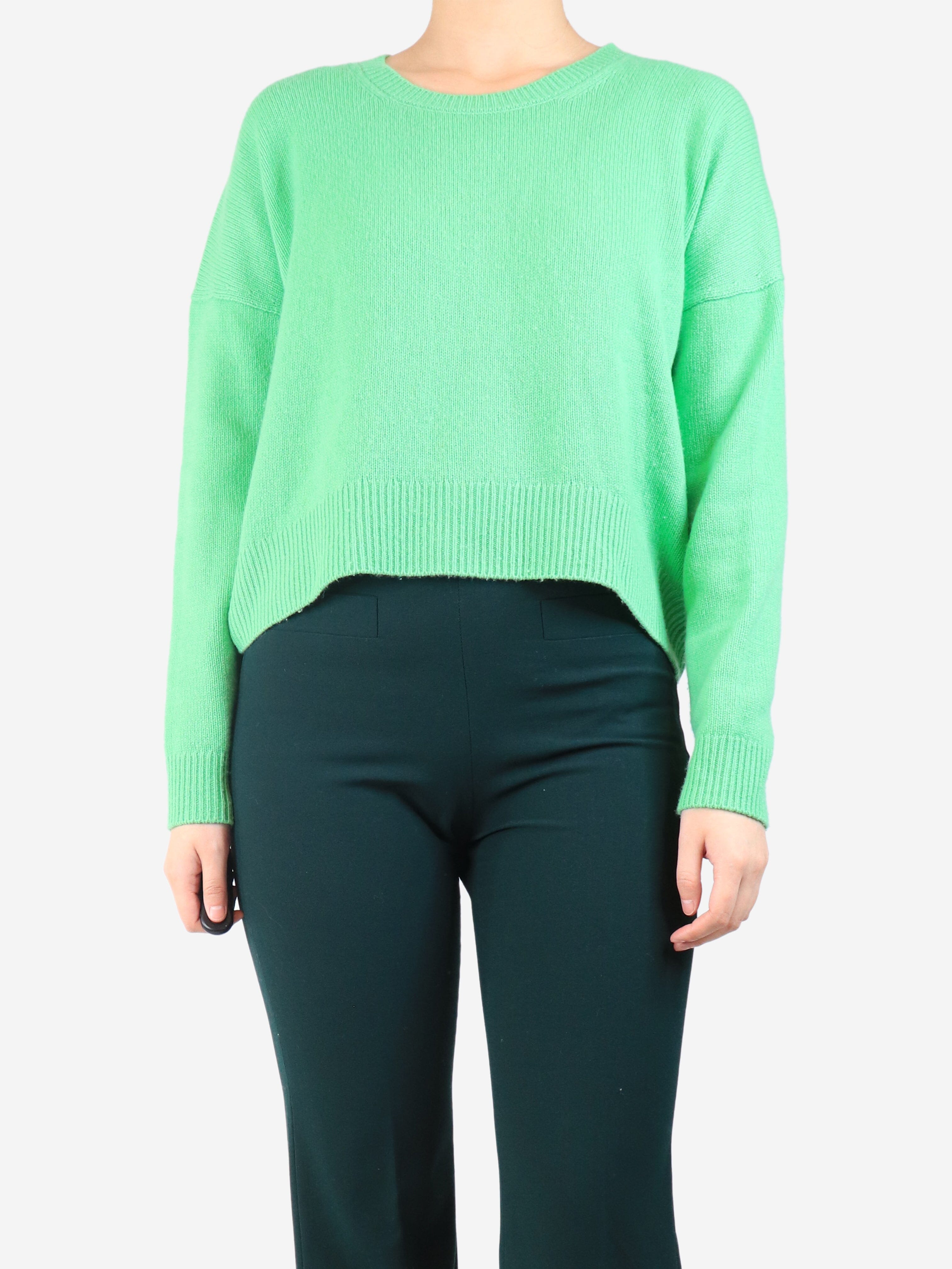 Pre-Loved ME+EM Green cashmere sweater