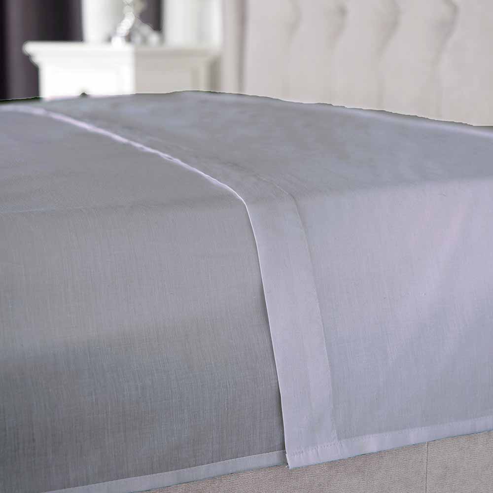 Belledorm   Bamboo Flat Sheet Single Platinum in Size Single, BrandAlley