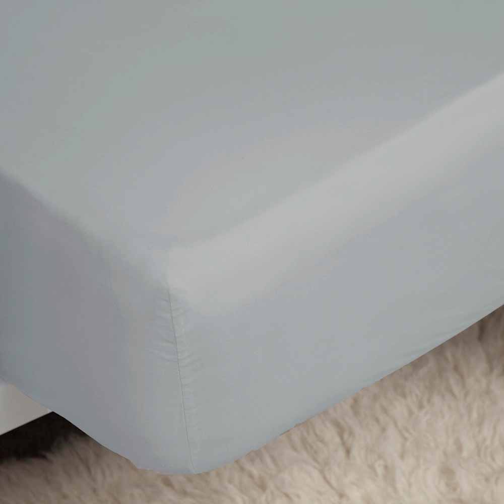Belledorm   Bamboo Fitted Sheet King with 15"" Depth Platinum in Size Kingsize, BrandAlley