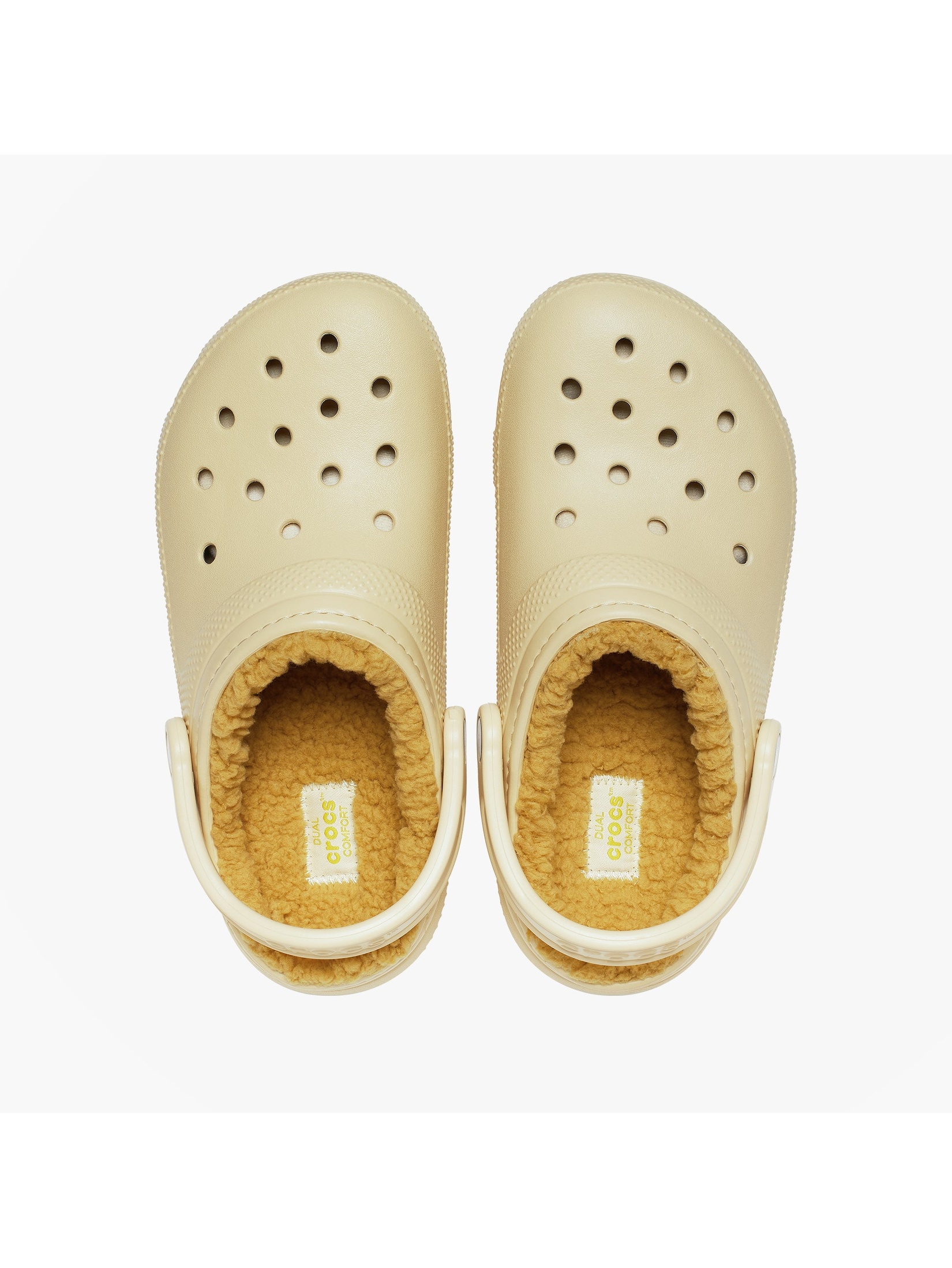 Crocs Men's  Light Brown Classic Lined Clogs in Size 10, BrandAlley
