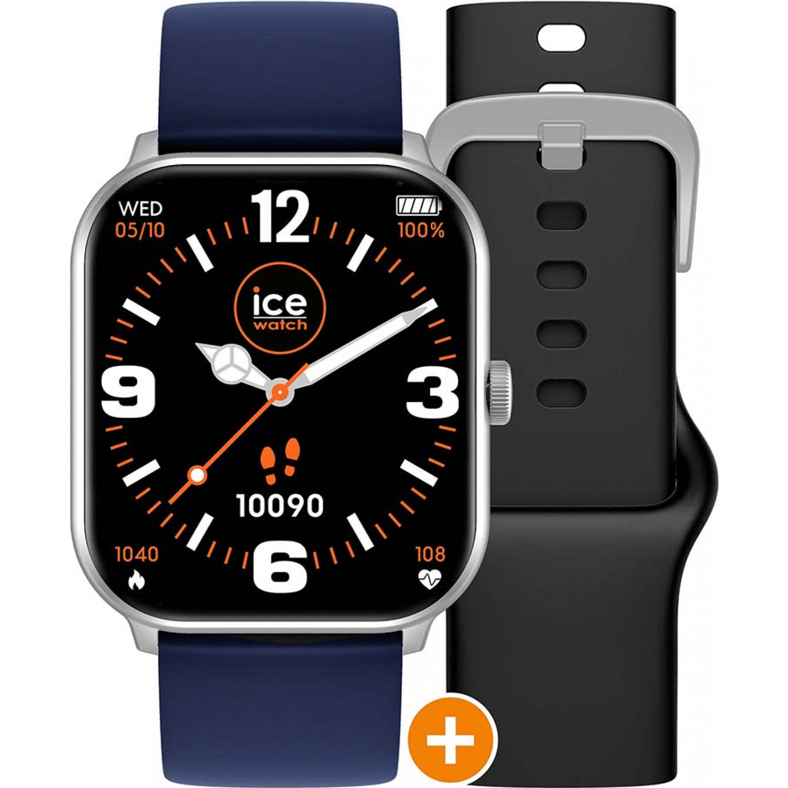 Ice Watch Men's   Black Ice-Watch 022437 Ice Smart 1.0 Smartwatch And Strap Gift Set , BrandAlley