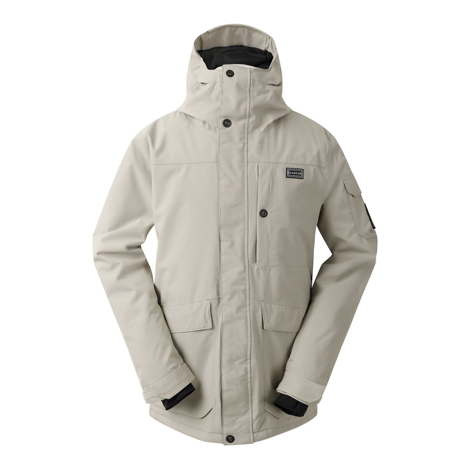 Dare2B Men's   Beige  Twin Tip Ski Jacket Abbeystone in Size S, BrandAlley