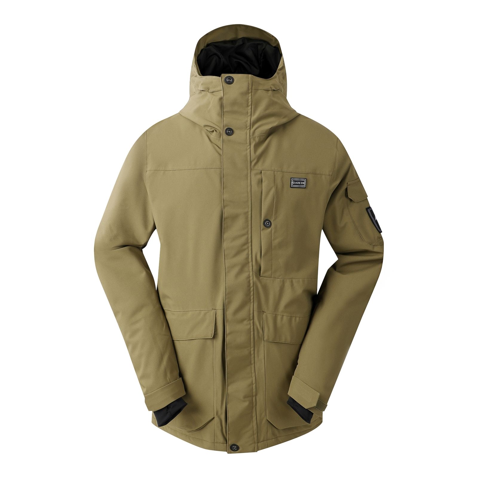 Dare2B Men's  Ski Jacket Recycled Polyester Olive Green in Size XXL, BrandAlley