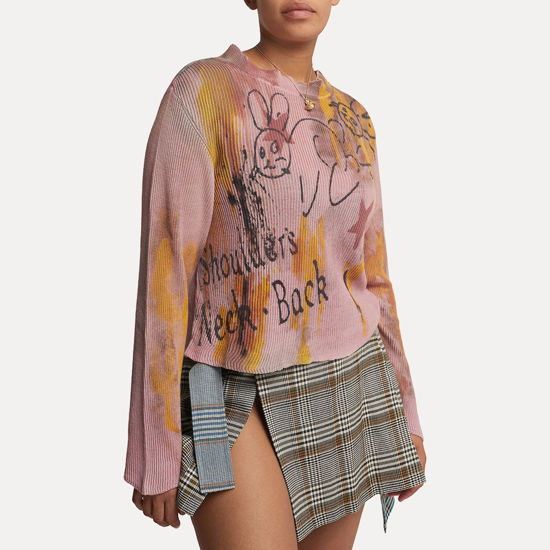 Vivienne Westwood Women's   Graphic Printed Jumper in Size M, BrandAlley