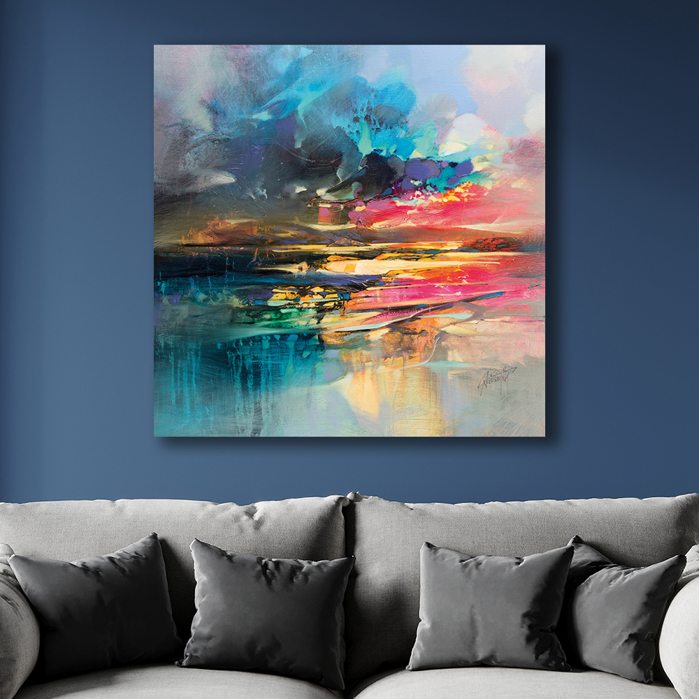 Scott Naismith     'Dissolving Shoreline' Canvas 85X85cm , BrandAlley