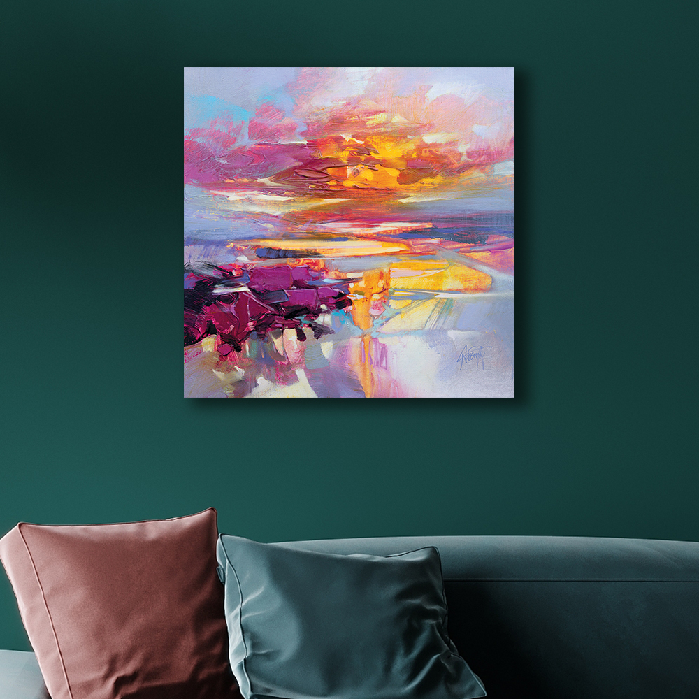 Scott Naismith     'Uist Causeways 2' 60X60cm Canvas , BrandAlley