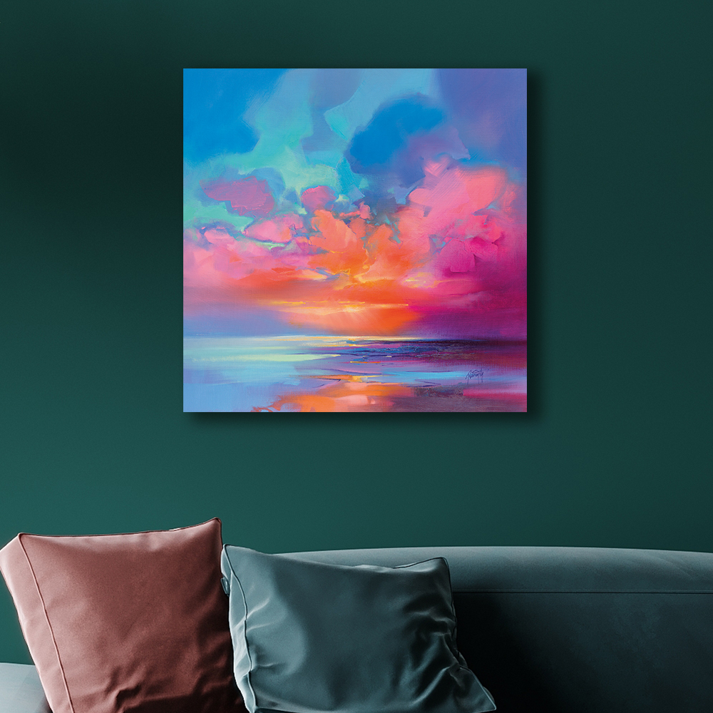 Scott Naismith   'Creation Of Blue 2' Canvas 60x60cm , BrandAlley