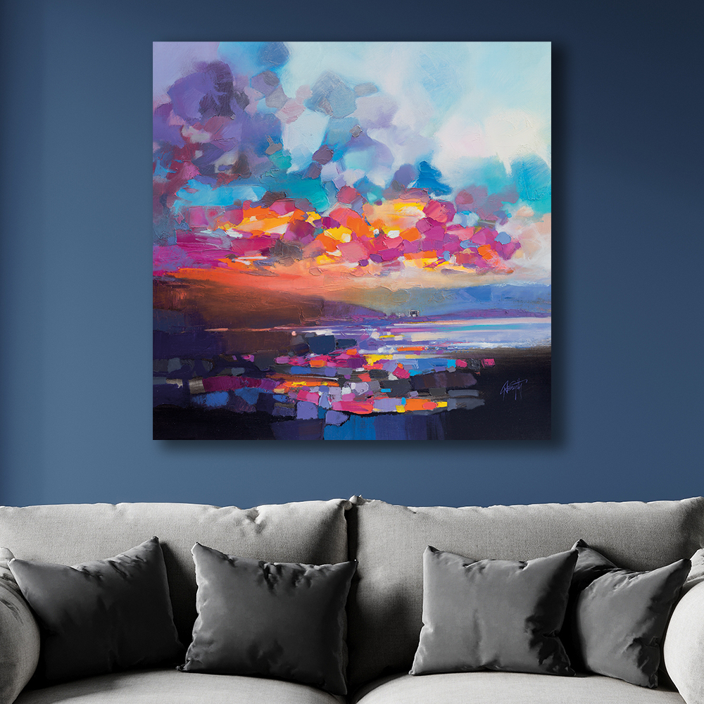 Scott Naismith     'Solitary Cottage' Canvas 85X85cms , BrandAlley