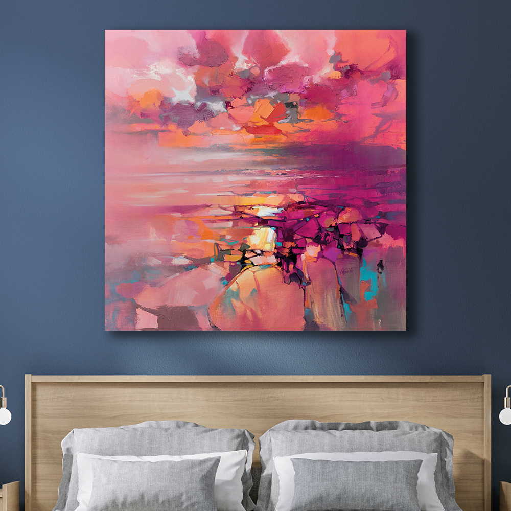 Scott Naismith     'Coral' Canvas 85X85cm , BrandAlley