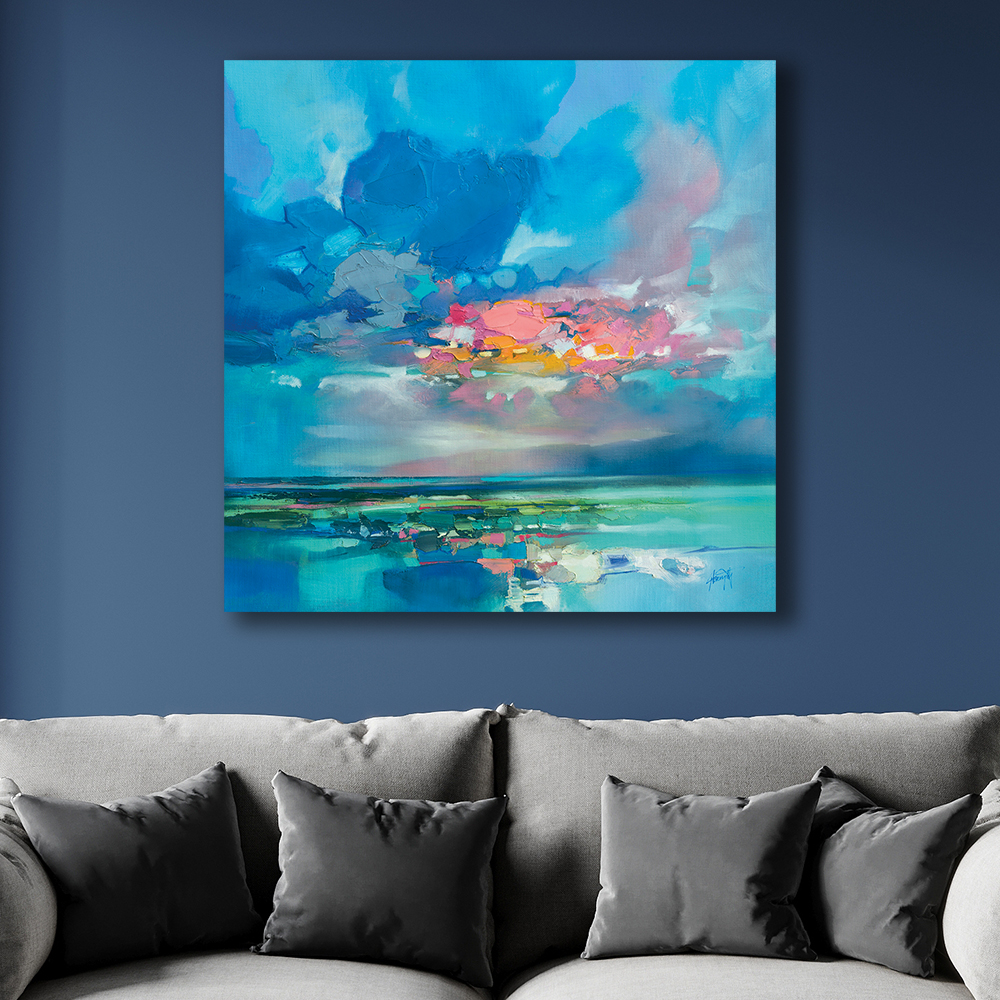 Scott Naismith     'Arran Blue' Canvas 85X85cm , BrandAlley