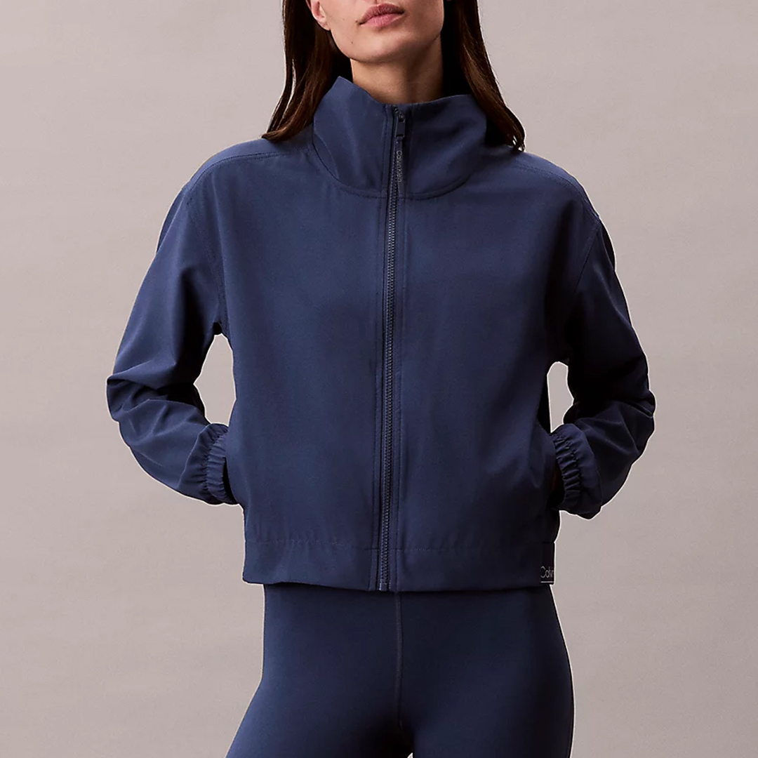 Calvin Klein Women's  Blue Performance Windbreaker Track Jacket in Size M, BrandAlley