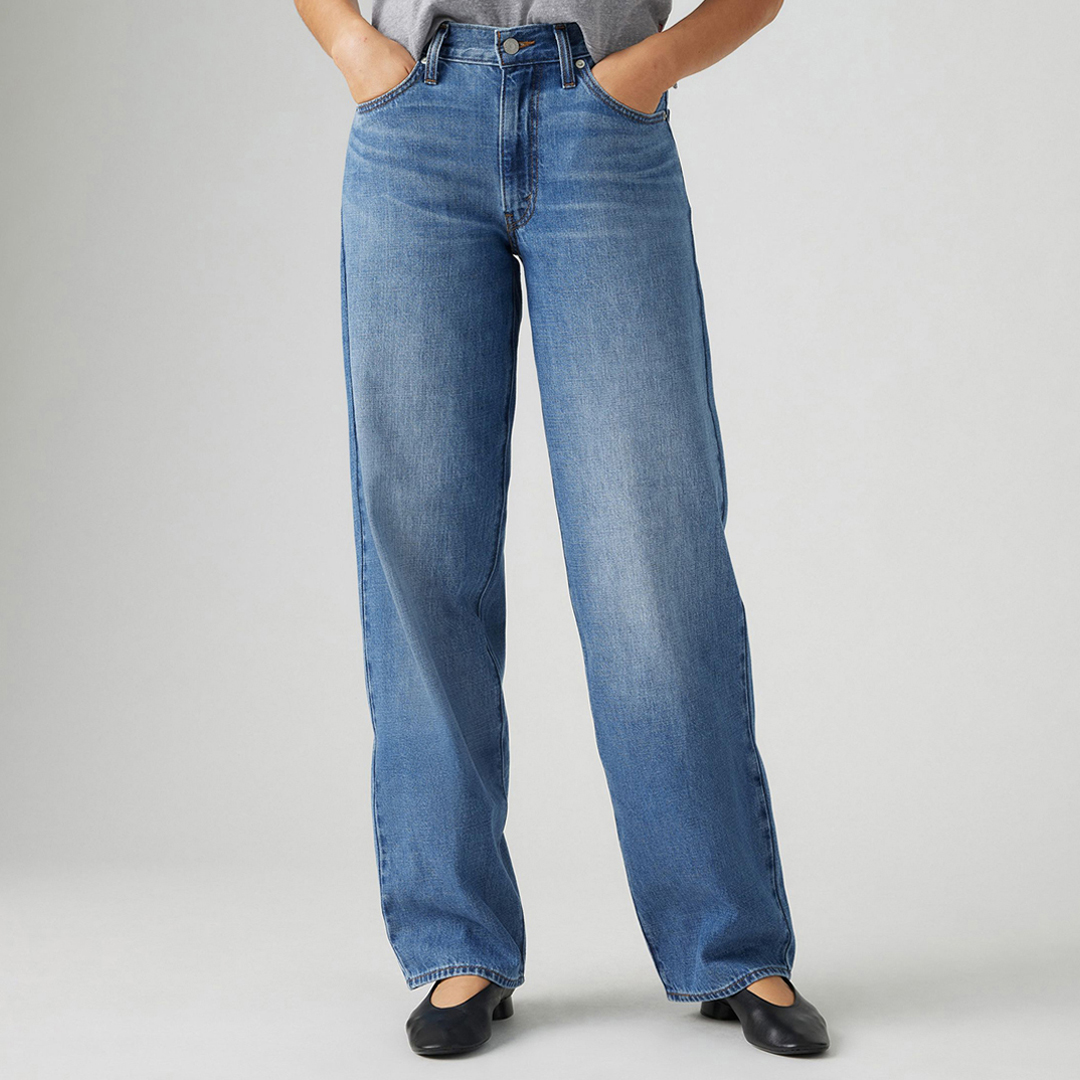 Levi's Women's   Blue Baggy Dad Jeans in Size 27 32, BrandAlley