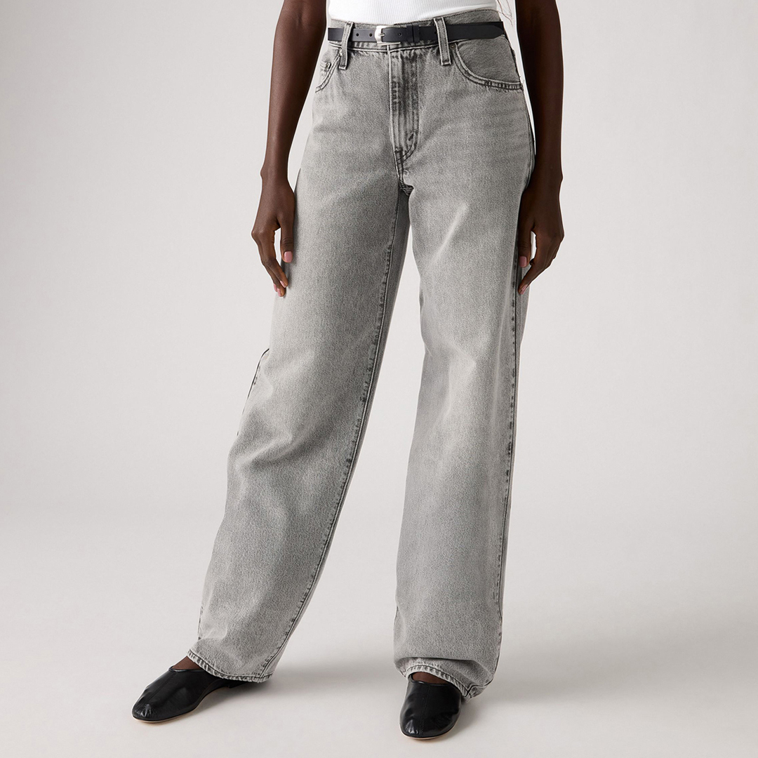 Levi's Women's   Grey Baggy Dad Jeans in Size 26 32, BrandAlley