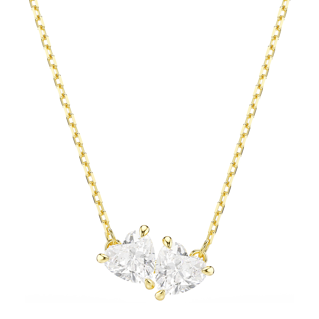 SWAROVSKI Women's Gold  Mesmera Attract Necklace in Size 0.9, BrandAlley