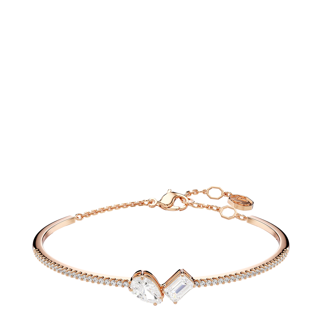 SWAROVSKI Women's   Gold Rose Mesmera Bangle in Size 15.7cm, BrandAlley