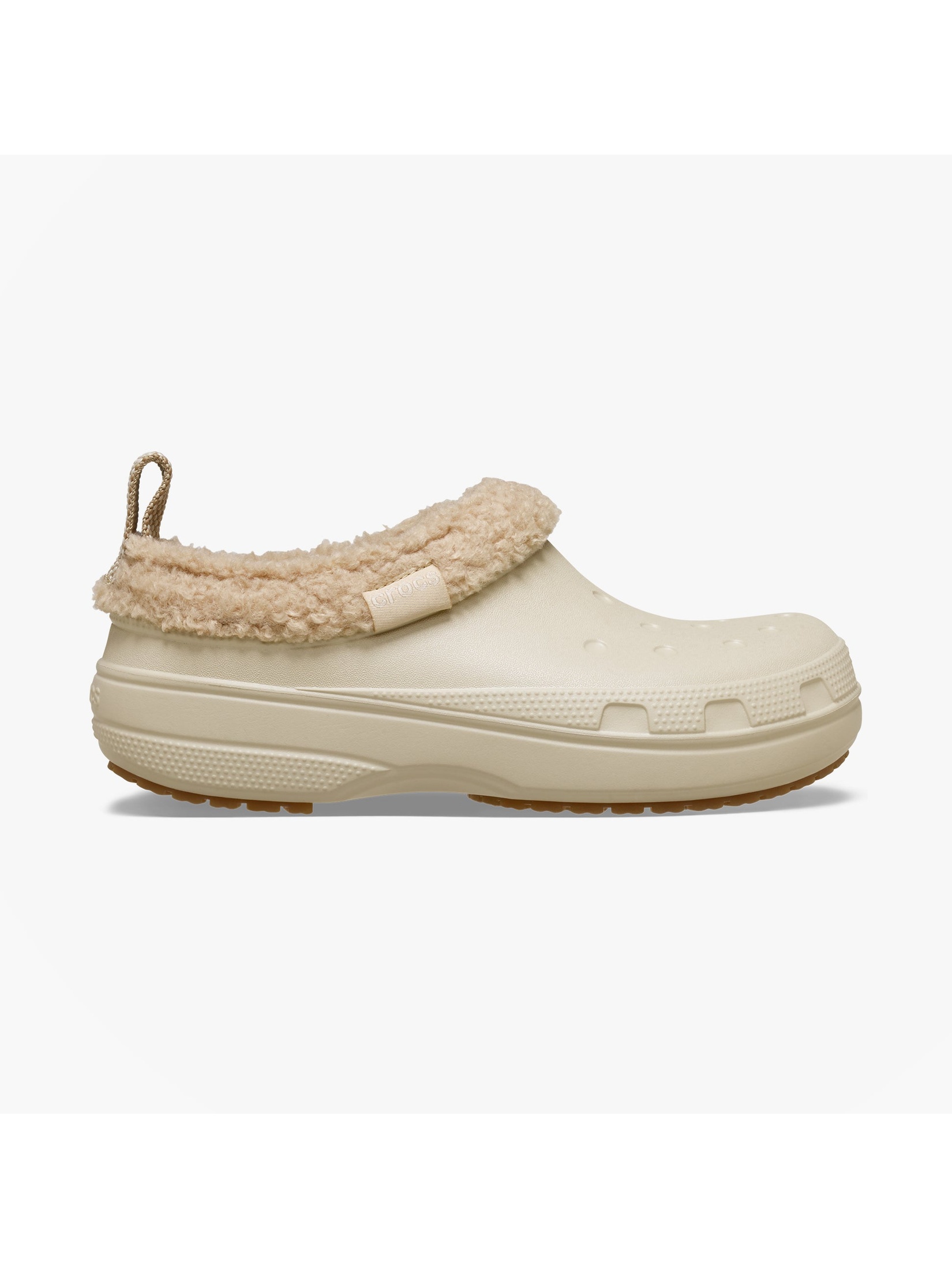 Crocs Men's   Beige Light Brown Classic Lined Shorty Sdt Clogs in Size 11, BrandAlley