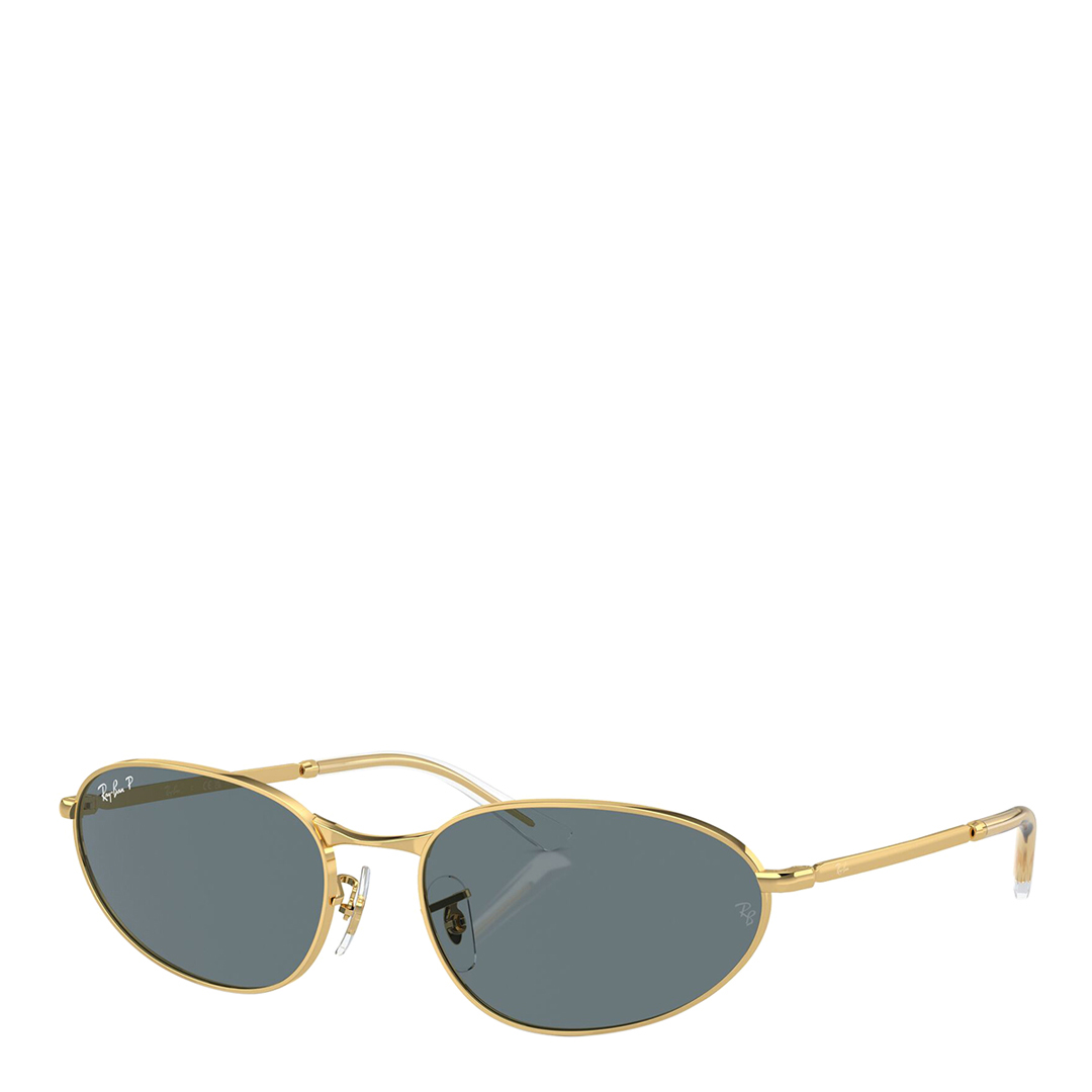 Ray-Ban Women's Gold & Dark Blue Polar  Sunglasses 59 mm in Size 001, BrandAlley