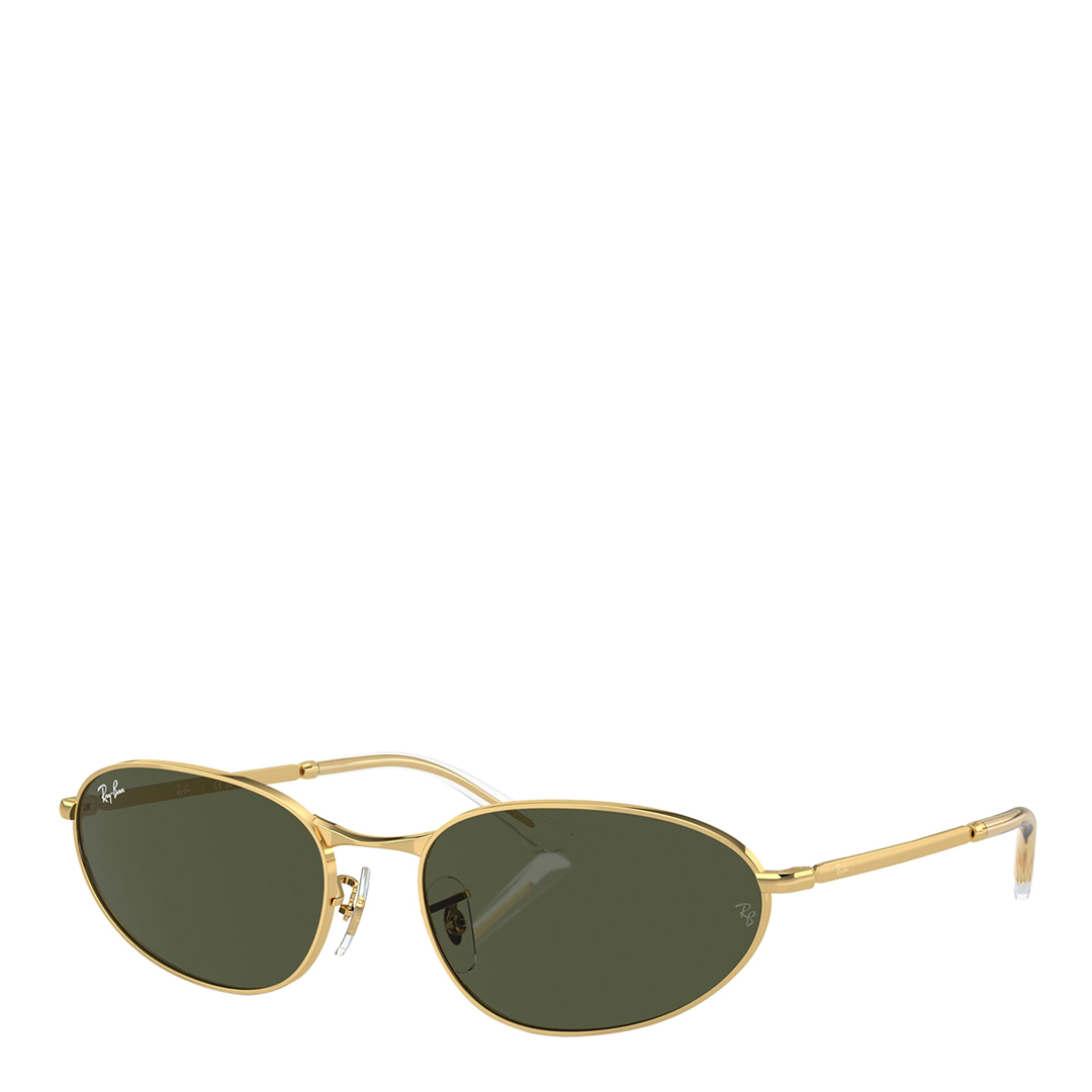 Ray-Ban Women's   Gold & Green Sunglasses 56 Mm in Size 001, BrandAlley