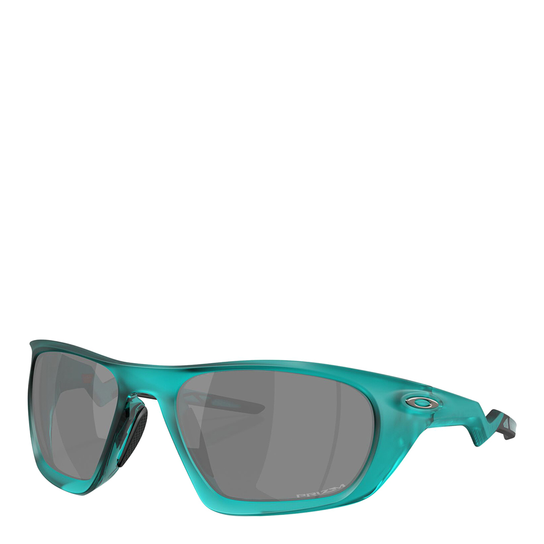 Oakley Men's   Blue & Prizm Black Sunglasses 60 Mm in Size 18, BrandAlley