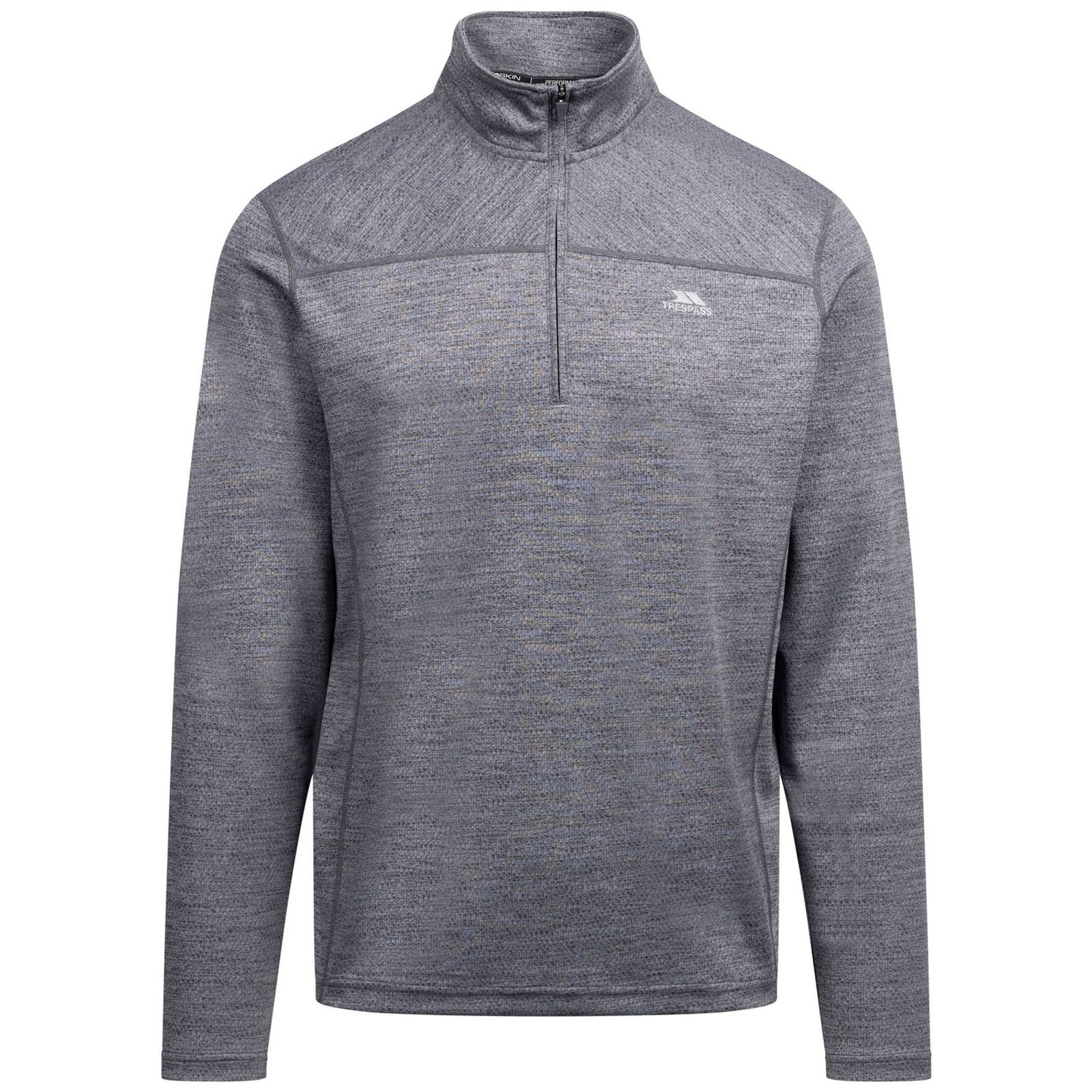 Trespass Men's   Grey  Marshall Marl Jumper Dark in Size L, BrandAlley