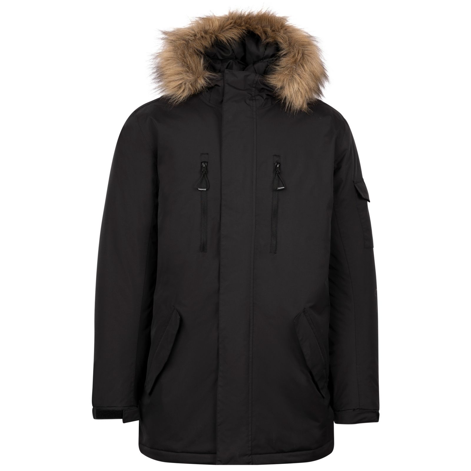 Trespass Men's   Alexsander Waterproof Jacket Black in Size XS, BrandAlley