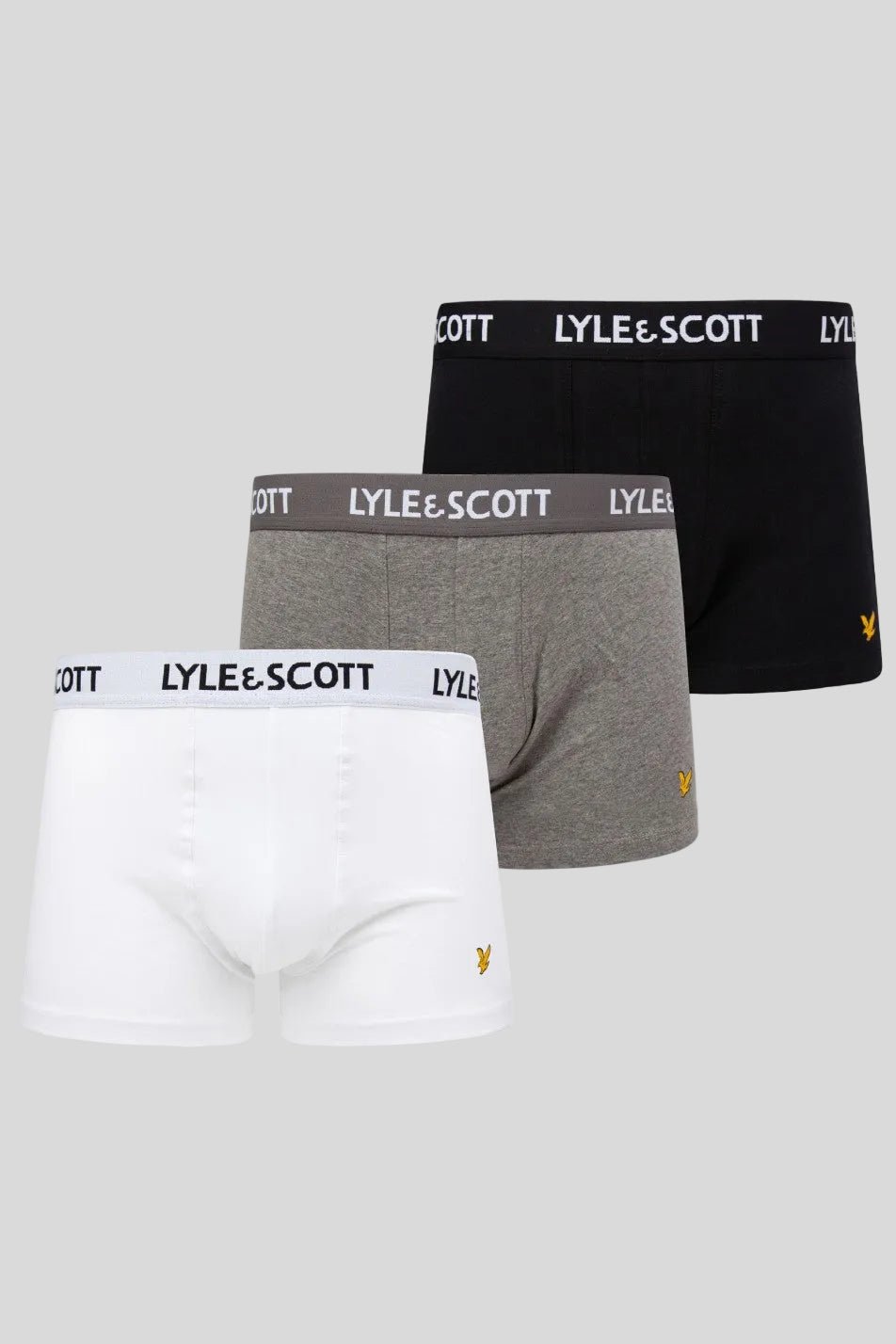Lyle & Scott Men's  3 Pack Basic Core Trunks in Size S, BrandAlley