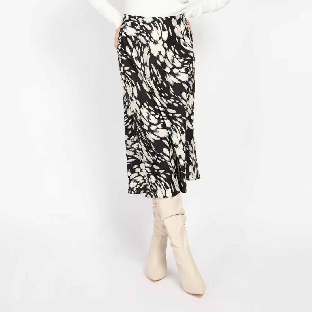 Little Mistress Women's    Animal Print Midi Slip Skirt in Size 16, BrandAlley