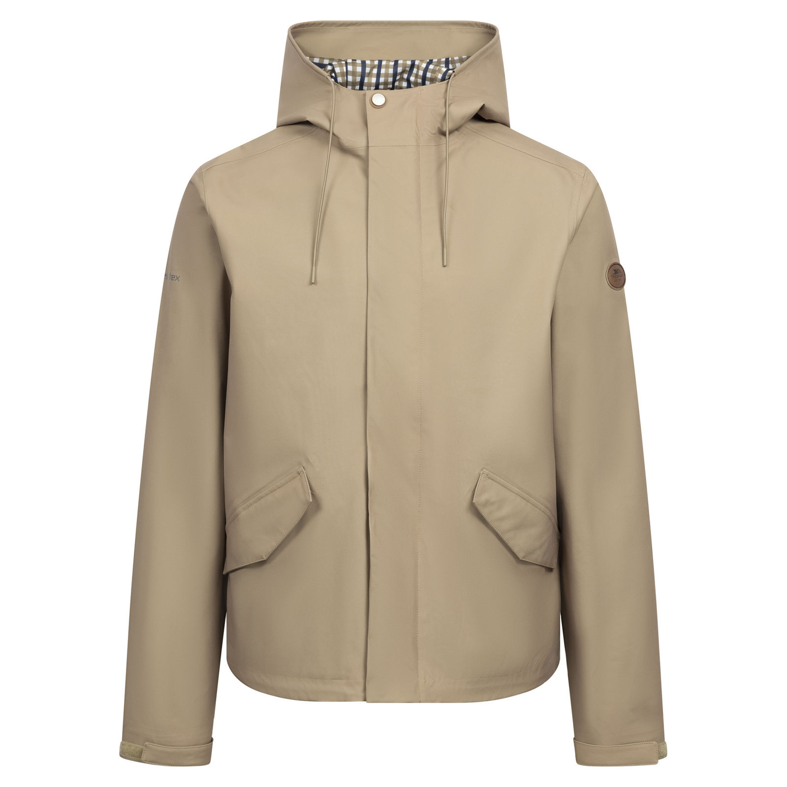 Trespass Mens Clachan Waterproof Jacket Camel