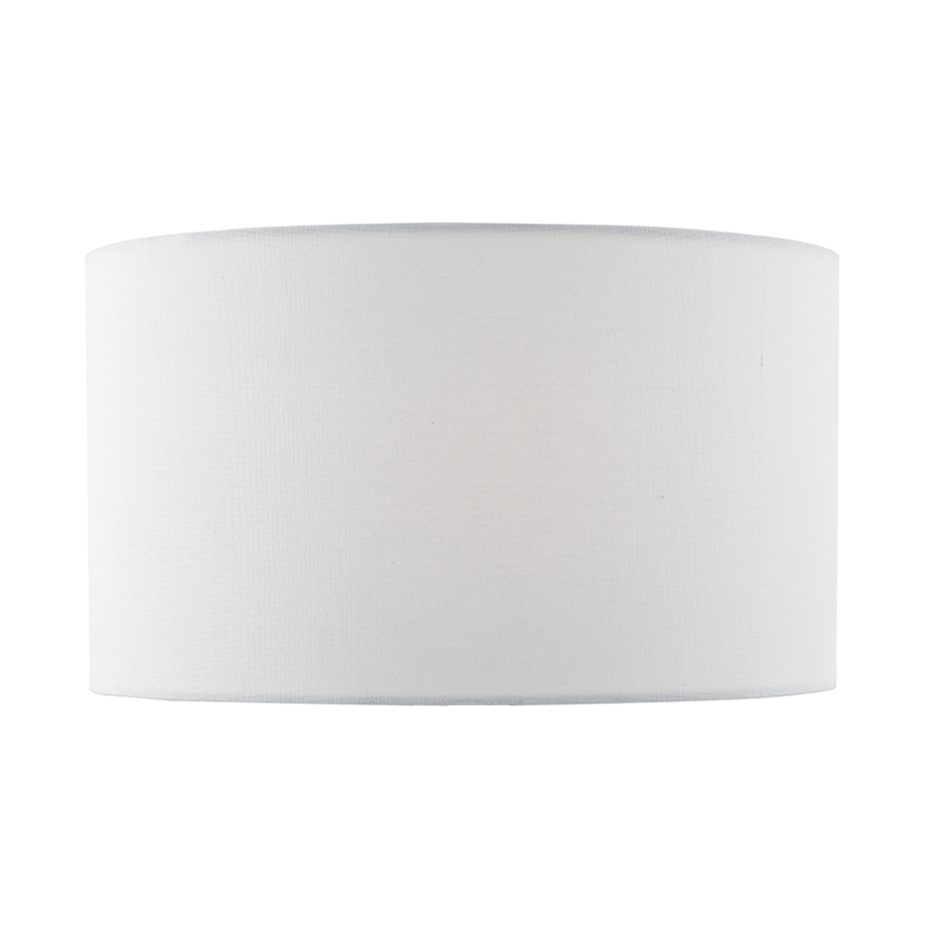 The Lighting Studio   Erebus White Linen Drum Shade 35cm in Size 35cm, BrandAlley