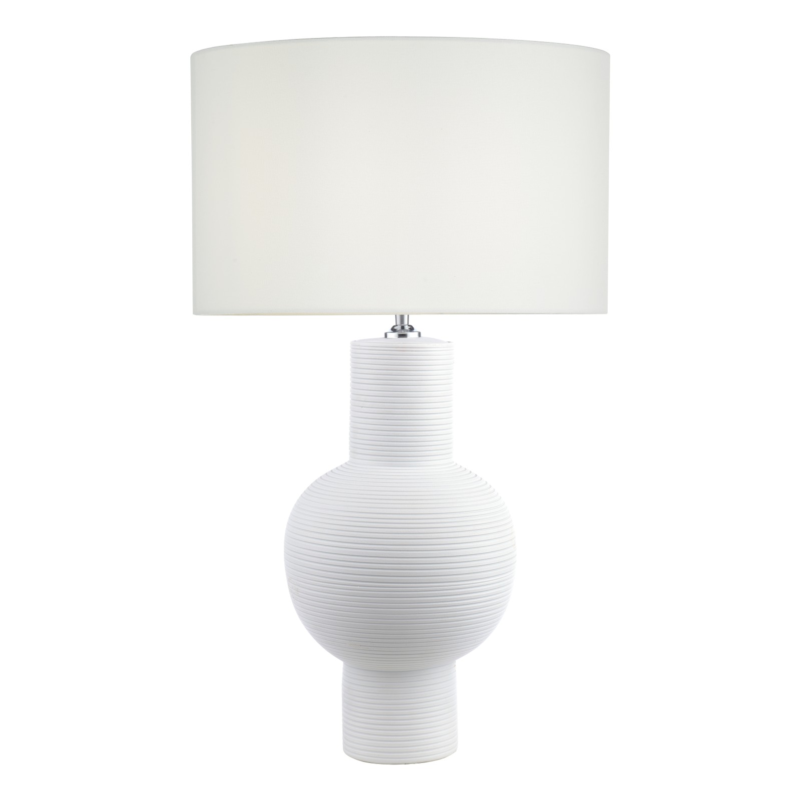 The Lighting Studio   Kiara Table Lamp White With Shade, BrandAlley
