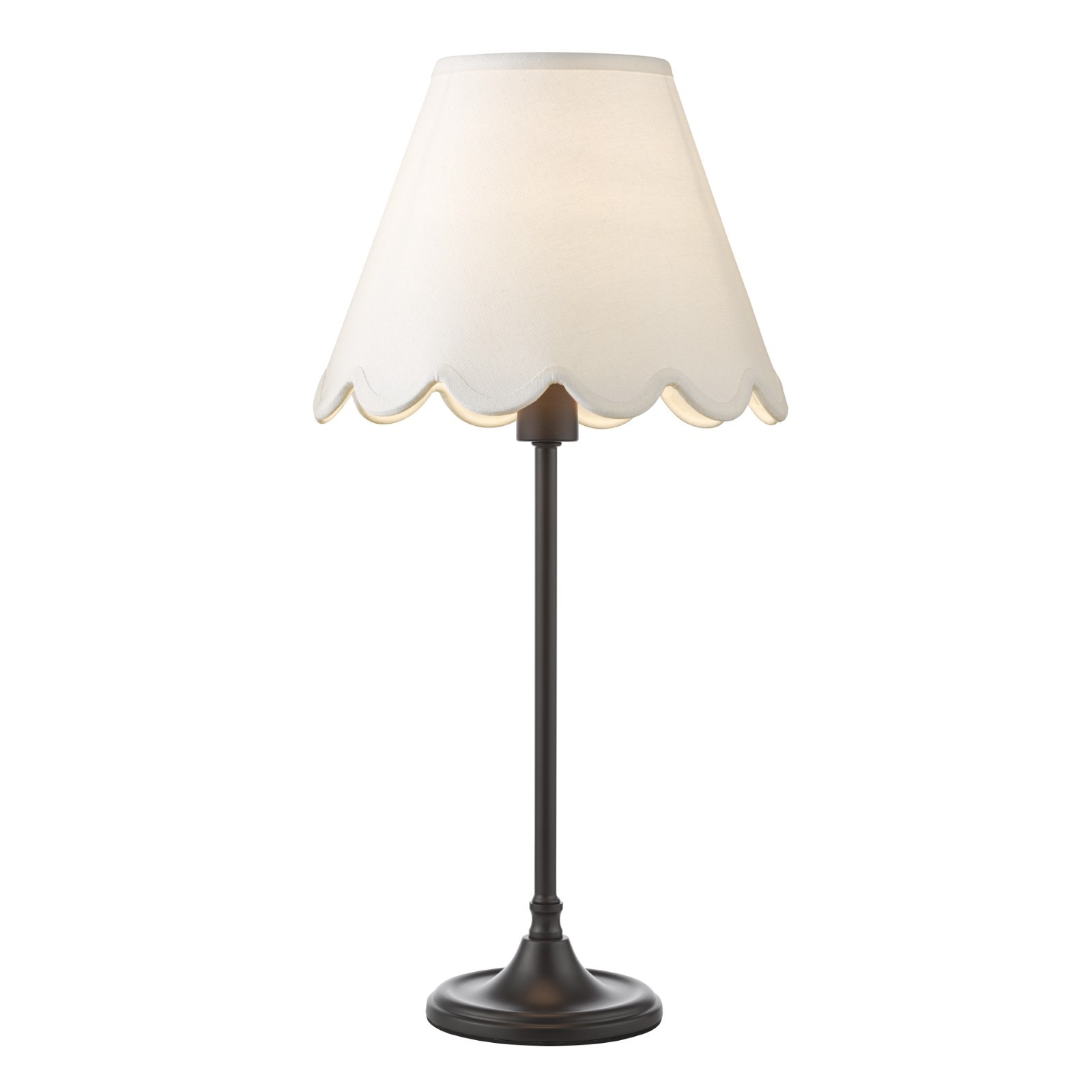 The Lighting Studio   Padme Table Lamp Matt Black With Shade, BrandAlley