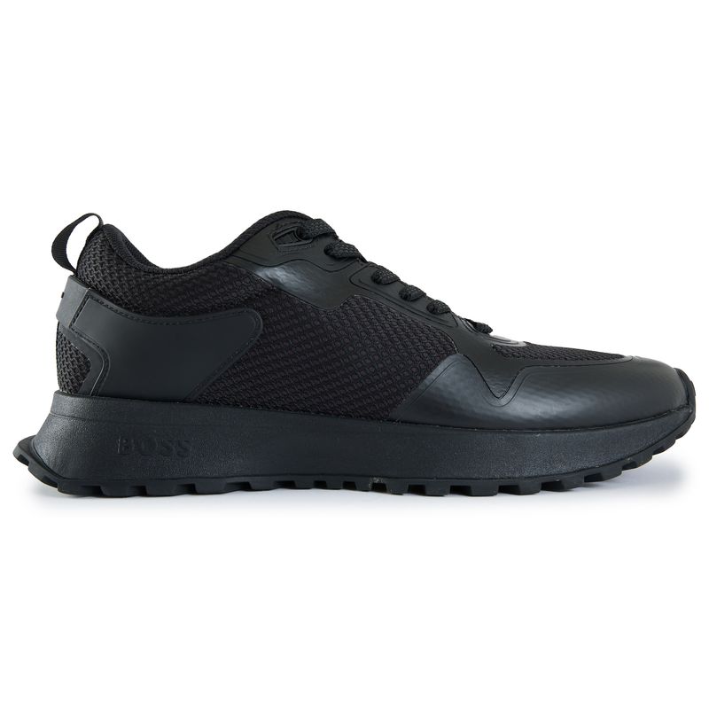 BOSS Men's   Black Jonah Trainers in Size 8, BrandAlley