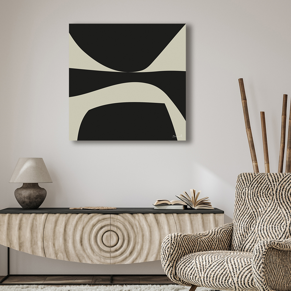 Dan Hobday   'Shaped' Canvas 60x60cm , BrandAlley